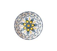 DTACBNEUZ plato hondo 4pc Plato de cena Simple Romántico Crema Cerámica En Relieve Té la tarde postre for el hogar fruta pan for cocina Restaurante Banquete Decoración