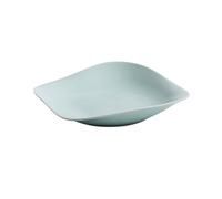 DTACBNEUZ plato hondo Plato cuadrilátero de cerámica china, plato hondo for sopa Hotel en forma hogar, vajilla Jingdezhen(13.6 inch)