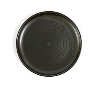 DTACBNEUZ plato hondo Plato de carne, plato cena cerámica, plano Circular for el hogar, postre for, for cocina y restaurante(B)