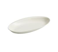 DTACBNEUZ plato hondo Plato de pescado al vapor gran tamaño, porcelana blanca, sensación Premium, plato langosta ovalado for restaurante Hotel, hondo(18 inch)