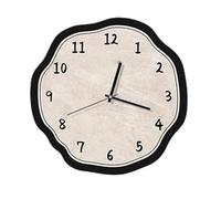 DTACBNEUZ Reloj de Pared Buttercream-Style Living Room Wall Clock Silent Operation Versatile Design(40cm x 40cm)