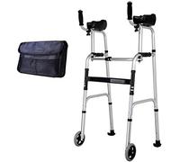 DTADYUO Armazón para Inodoro s para Personas Mayores Armazón para Caminar con Ruedas con Almohadilla de Soporte para apoyabrazos, aleación de Aluminio Gruesa Armazón Auxiliar para Caminar Auxiliar p