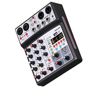 DTADYUO Consola de Interfaz de Tarjeta de Sonido USB de Mezclador de Audio de 4 Canales y 16 Dsp con alimentación Fantasma de 48 V Compatible con Bluetooth (Color : A) (B)