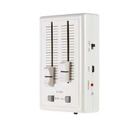 DTADYUO Mini Controlador de Mezclador de DJ portátil Mezcladores de Audio estéreo Amplificador de Consola de Mezcla de Audio (Color: Negro) (Blanco)