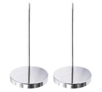 Dtaeye Pincho para Notas 2 Piezas Factura recibo Titular Tenedor de la nota del papel con Base para Factura Recibo Nota Papel de Tienda para Escritorio Oficina Cocina Hote