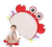 Dtaigou Alfombra de Juego para Bebé | Colchoneta Acolchada Infantil,Tapete Sensorial con Cuentas y Diseños de Dibujos Animados para Decoración de Habitaciones Infantiles