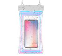 Dtaigou Bolsa Flotante para teléfono, Funda de Buceo subacuática Reutilizable con cordón, Suministros de Playa portátiles, Bolsa de Buceo táctil para Hombres y Mujeres, White, Refer to Description