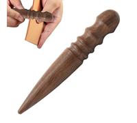 Dtaigou Bordeadora de cuero, herramienta de bruñido, Cortador de borde de cuero con cabeza redonda, Herramienta de artesanía de cuero para proyectos de fabricación manual, cinturones, fundas y sillas