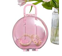 Dtaigou Cajas de regalo de maleta, caja de regalo de boda, caja de dulces pequeña para decoración de despedida de soltera con temática de viajes de boda