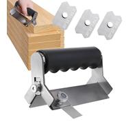 Dtaigou Cepilladora de esquinas de bordes, Cepilladora de bandas de bordes - Afilador de taladros para desbarbar y raspador de filetes para biselar madera - Afilador de taladro para desbarbar, bandas