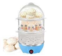 Dtaigou Cocedor De Huevos Duros,Vaporizador Automático De 3 Niveles Para Huevos Duros | Máquina de Cocinar al Vapor Multiusos para Cocina