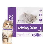 Dtaigou Collar Calmante | Accesorio Natural De Confort Duradero para Mascotas,Collar Relajante para Gatos - para Viajes Visita Al Veterinario Mudanza Casa Nueva Transportín Ruidos Fuertes Extraños