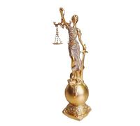 Dtaigou Escultura de la Diosa Ciega de la Justicia,Escultura de la Señora de la Justicia - Escultura de señora de la Ley ciega de Resina - Adorno de Escritorio de la Diosa de la Justicia y la equidad