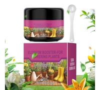 Dtaigou Fertilizante Para Flores | Fertilizante De Raíces Para Plantas 100g | Nutriente en Polvo para Plantas con Cuchara para Exterior e Interior Hogar Jardín Césped Patio Maceta Fácil de Usar