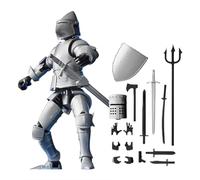 Dtaigou Figuras de acción medievales de caballero medieval 13, 13 caballeros medievales, juego de figuras de acción para el escritorio