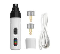 Dtaigou Grinder de uñas de Gato, Molinillo de la uña del Perro,Recortadora de uñas de Perro eléctrico - Suministros de Aseo de Mascotas Ajustables, Recargables de 2 velocidades para la Limpieza de