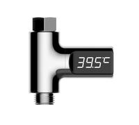 Dtaigou Indicador de Temperatura para Ducha - Monitor de Temperatura con Pantalla LED Digital | Accesorio para Bañera de Pantalla Grande