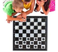 Dtaigou Juego De Ajedrez Magnético,Tablero Magnético Plegable - Juego Educativo Familiar con Tablero de Damas para Adultos y Niños en Interior, Exterior y Viajes