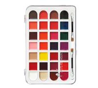 Dtaigou Paleta De Sombras De Ojos - Maquillaje Labial Duradero | 28 Colores Impermeable Y Duradero Kit Cosmético Con Gloss Labial Y Rubor Para Mujeres Jóvenes Adultas Y Viaje