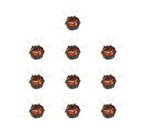 Dtaigou Portacebos de Pesca,Jaula para Cebo con Fondo Invertido Y 6 Anzuelos | Cebadero de Agua Dulce para Alimentos en Bloques Pellets en Polvo de Carpas Tilapias Anguilas