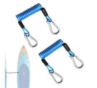 Dtaigou SOGA para Tabla De Surf - Cuerda Elástica De Alta Resistencia con Mosquetón | 2 Piezas de Correas para Stand Up Paddle Board,para, Camping, Aire Libre, Náutica, Marino Y Río