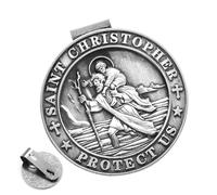 Dtaigou Sujetadores Para Viseras De Coche | Accesorios Automotrices De Aleación De Zinc | Clip De Visera Solar Ángel Del Coche,para Remolque Autocaravana Camión Sedán Pickup Padre Novio Abuelo Tío