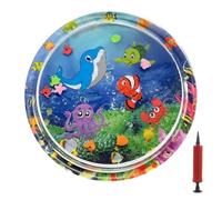 Dtaigou Tapete de juego sensorial de agua para gatos, tapete de juego sensorial de agua para gatos, almohadilla plegable interactiva, cama de refrigeración para suelo, sofá, patio, balcón y patio