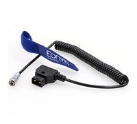 Dtap - Cable de alimentación para PortKeys, Eonvic Dtap a 5 pines hembra para Portkeys LH5H LH5P (cable recto de 5 pines -Dtap en espiral)