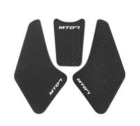 DTASMBD Adhesivo para Depósito Combustible Lateral Motocicleta para Yamaha MT07 MT-07 MT 07 2021 2022 2023 2024, Almohadilla Protectora De Tracción Adhesivo para Tanque(Negro)