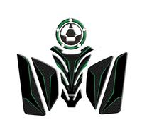 DTASMBD Adhesivo Protector De Depósito De Combustible Lateral para Motocicleta para Kawasaki Z750 Z 750 Z1000 Z 1000 Protector De Depósito Adhesivo para Tanque(Verde)