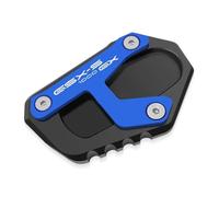 DTASMBD Antideslizante Almohadilla De Extensión para Pata De Cabra De Motocicleta, Almohadilla De Extensión para Pata De Cabra para Suzuki GSXS 1000GX GSX-S 1000GX Gsxs 1000 Gx 2024(Azul)