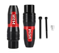 DTASMBD Barra antichoque Deslizadores De Marco De Escape De Motocicleta para Yamaha XSR 125 155 700 900 XSR700 XSR900 XSR155 2019-2024 Protección contra Caídas Deslizadores de Escape(Rojo,X-2)