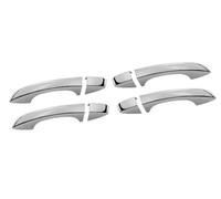 DTASMBD Cubierta Manija Puerta Embellecedor Para Manija De Puerta Auto Para Seat Para Ateca 2016 2017 2018 2019 2020 Fundas Protectoras Plata Diseño Adhesivo Embellecedor Exterior Coche