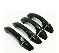 DTASMBD Cubierta Manija Puerta Embellecedor Para Manija De Puerta Coche Para VW Para Golf 6 MK6 2009 2010 2011 2012 2013 Fundas Protectoras Adhesivo Decorativo Embellecedor Exterior Coche(negro 1)