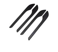 DTASMBD Cubierta Manija Puerta Embellecedor Para Manijas De Puerta Coche Para Tesla Para Model 3 Y Cubiertas Decorativas Adhesivo Embellecedor Exterior Coche(negro 1)