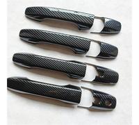 DTASMBD Cubierta Manija Puerta Embellecedor Para Manijas De Puerta Exteriores Para Toyota Para Vios, Para Yaris Para Ativ Sedán AC100 2023 2024 2025 Protector Embellecedor Exterior Coche(negro 2)