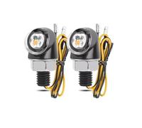 DTASMBD Indicadores Intermitentes Luces Intermitentes Para Motocicleta, Delanteras O Traseras, Universales Para Para Yamaha Para Harley Moto Indicador Señal Giro