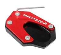 DTASMBD Motocicleta Extensión Soporte Placa De Soporte Lateral para Motocicleta para Suzuki DL1050 V-Strom 1050 Vstrom DL 1050 XT DL1050XT 2020-2023 Aballete Almohadilla(Rojo)