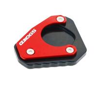 DTASMBD Motocicleta Soporte Almohadilla para Pata De Cabra De Motocicleta para B&MW G310GS G 310GS G 310 GS 2017-2023 2022, Placa De Extensión De Caballete Lateral Aballete Almohadilla(Rojo)