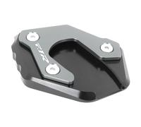 DTASMBD Motocicleta Soporte Almohadillas para Pata De Cabra De Motocicleta para Yamaha FJR1300 FJR 1300 01-19, Extensión De Placa De Soporte para Pata De Cabra Lateral Aballete Almohadilla(Titanio)