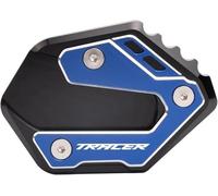 DTASMBD Motocicleta Soporte Motos Pad Soporte Lateral para Yamaha Tracer 9GT + 900GT/7GT/7/9/9GT/700/900 Extensión Placa De Soporte Kickstand Pie Pads Kick Stand Aballete Almohadilla(Azul)