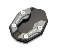 DTASMBD Motocicleta Soporte Placa De Soporte Lateral De La Motocicleta para HO&NDA PCX 160 150 125 PCX150 PCX160 PCX125 Kickstand Almohadilla De Extensión De Pie Aballete Almohadilla(Titanio)