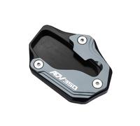 DTASMBD Motocicleta Soporte Placa De Soporte para Caballete Lateral De Motocicleta para HO&NDA ADV350 ADV 350 350ADV 21-25. Extensión De Soporte para Caballete Lateral. Aballete Almohadilla(Titanio)