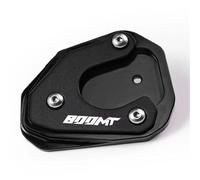 DTASMBD Motocicleta Soporte Placa De Soporte para Pata De Cabra, Extensión para CFMOTO MT800, 800MT, 650MT, 800, 650, MT 650 TR-G, 650TR-G Aballete Almohadilla(Negro 1)