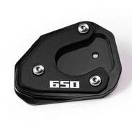 DTASMBD Motocicleta Soporte Placa De Soporte para Pata De Cabra, Extensión para CFMOTO MT800, 800MT, 650MT, 800, 650, MT 650 TR-G, 650TR-G Aballete Almohadilla(Negro)
