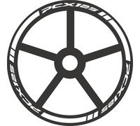DTASMBD Ruedas Adhesivos para Ruedas De Motocicleta para HO&NDA PCX 125 PCX125 PCX-125 Adhesivos Reflectantes para Llantas Cinta De Rayas Pegatinas para Rueda de Motocicleta(Color 8)