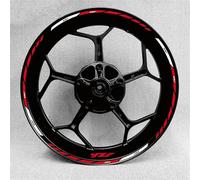 DTASMBD Ruedas Pegatinas para Llantas De Motocicletas para Yamaha R1 R15 R125 R6 R7 R 1 R 15 R 125 R 6 R 7 Pegatinas para Rueda de Motocicleta(Color 9)
