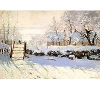 DTAUPREB Kits de pintura por números para adultos, urraca, Claude Monet, pintura al óleo con pinceles de pintura acrílica