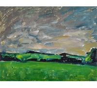 DTAUPREB Pintura por números para adultos, principiantes, tormentas eléctricas sobre el país, kits de pintura al óleo para dibujar sobre lienzo, regalos de decoración artística