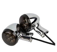 Dtbdfak luz trasera de motocicleta Para Sportster 883 Para Iron XL1200 48 Para Roadster Para Super Para Low 19-22 Luces Giro Traseras Luz Señal Luces Freno LED Moto Luces Traseras(B)